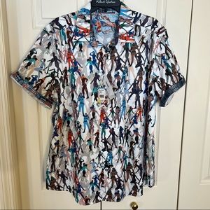 NWT Robert Graham 2XL shirt